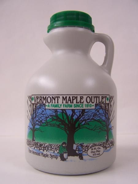 Vermont Pure Grade A Dark Maple Syrup